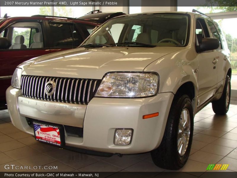 Light Sage Metallic / Pebble 2007 Mercury Mariner Premier 4WD