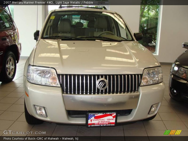 Light Sage Metallic / Pebble 2007 Mercury Mariner Premier 4WD