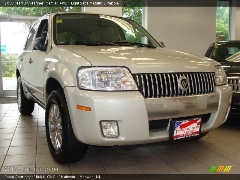 Light Sage Metallic / Pebble 2007 Mercury Mariner Premier 4WD