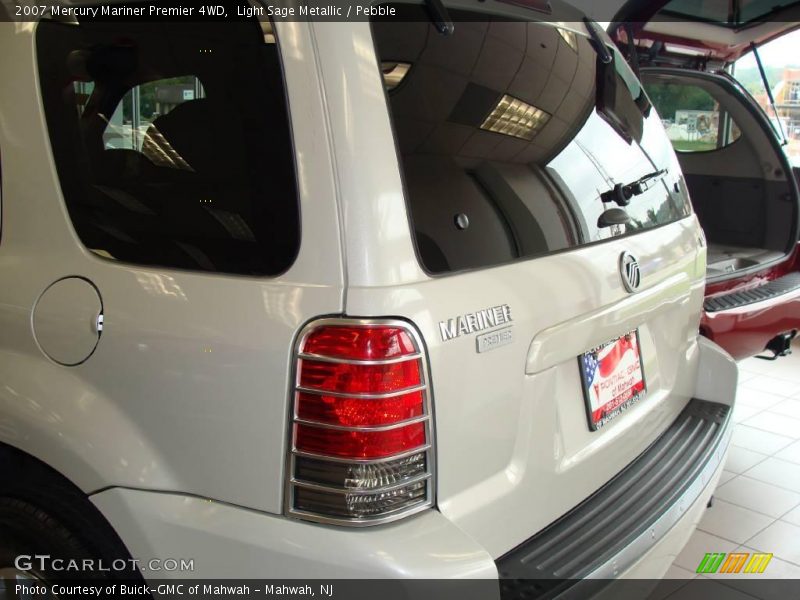 Light Sage Metallic / Pebble 2007 Mercury Mariner Premier 4WD