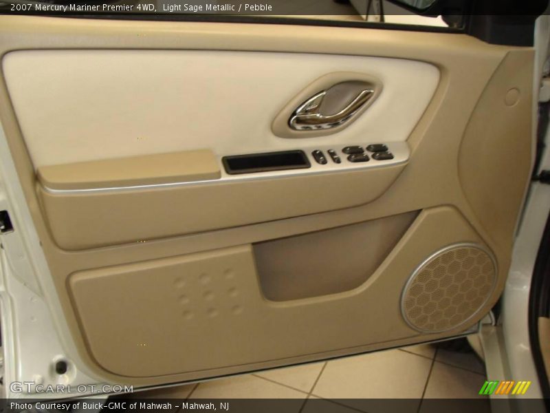 Light Sage Metallic / Pebble 2007 Mercury Mariner Premier 4WD