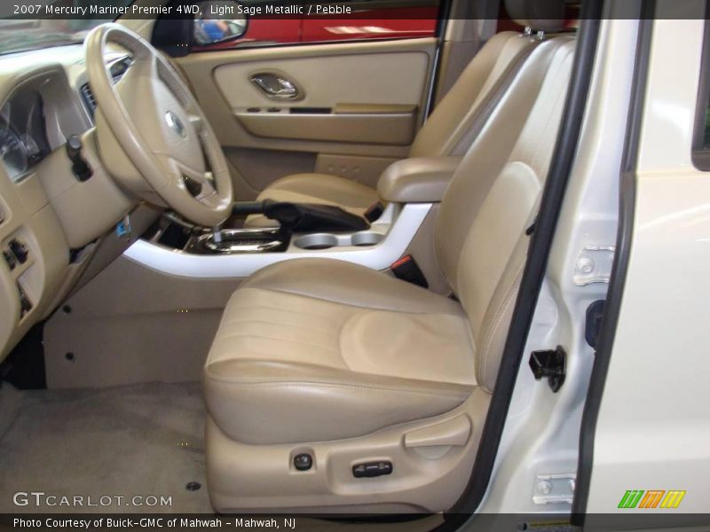 Light Sage Metallic / Pebble 2007 Mercury Mariner Premier 4WD
