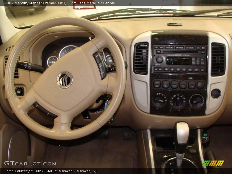 Light Sage Metallic / Pebble 2007 Mercury Mariner Premier 4WD