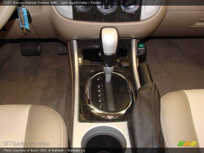 Light Sage Metallic / Pebble 2007 Mercury Mariner Premier 4WD