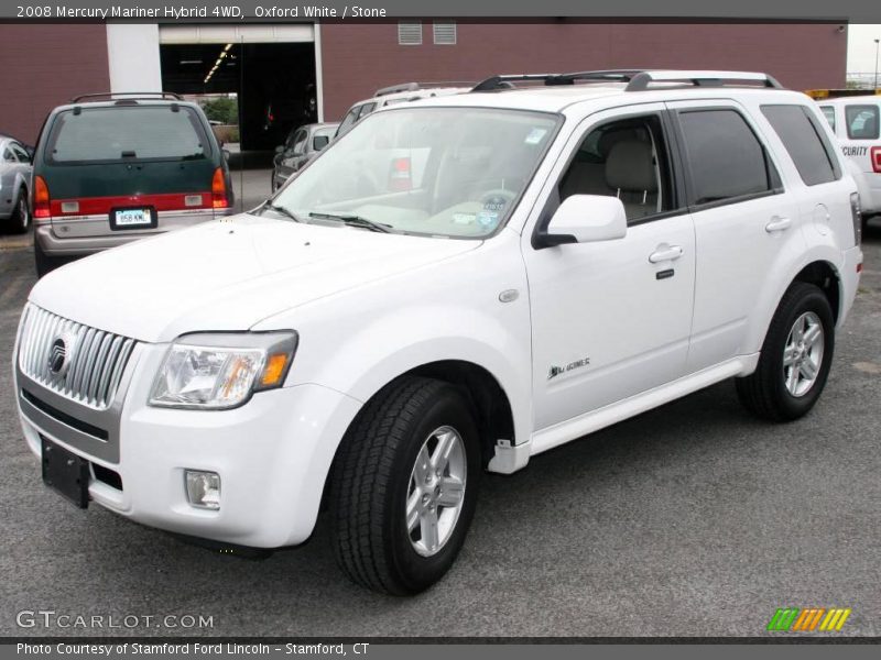 Oxford White / Stone 2008 Mercury Mariner Hybrid 4WD