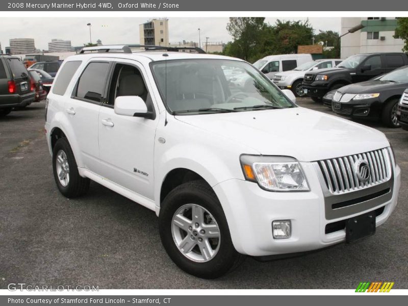 Oxford White / Stone 2008 Mercury Mariner Hybrid 4WD