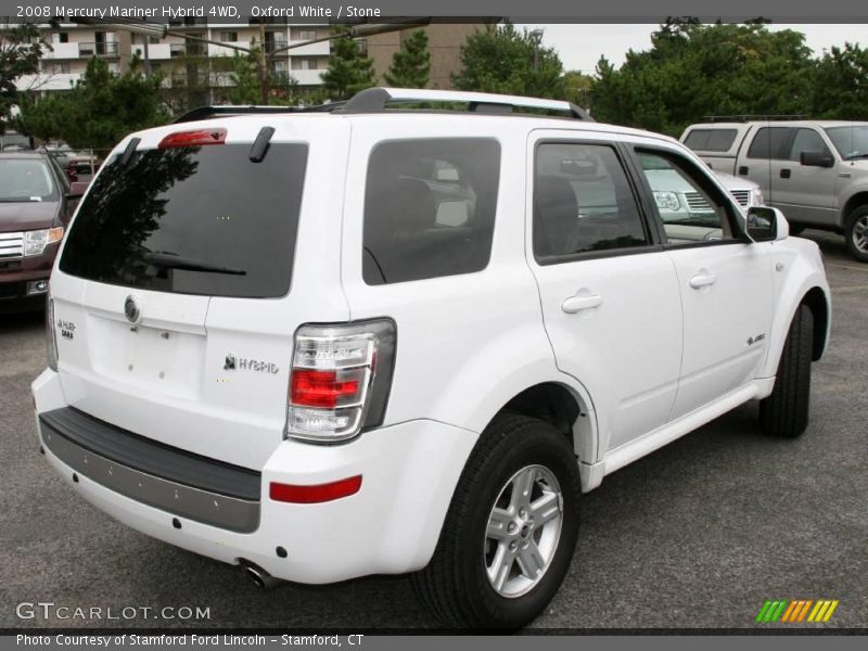 Oxford White / Stone 2008 Mercury Mariner Hybrid 4WD