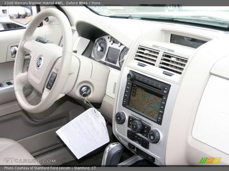 Oxford White / Stone 2008 Mercury Mariner Hybrid 4WD