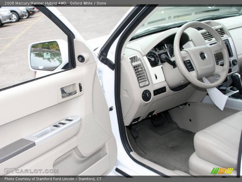 Oxford White / Stone 2008 Mercury Mariner Hybrid 4WD