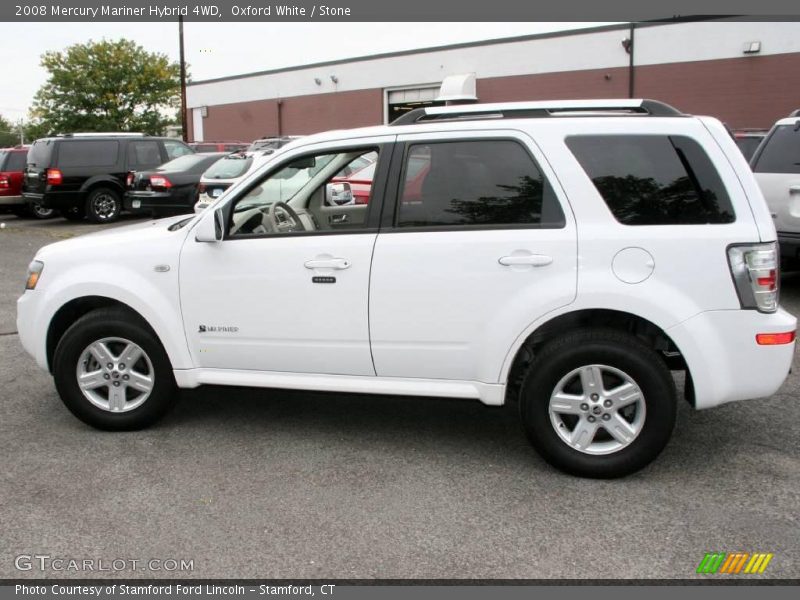 Oxford White / Stone 2008 Mercury Mariner Hybrid 4WD