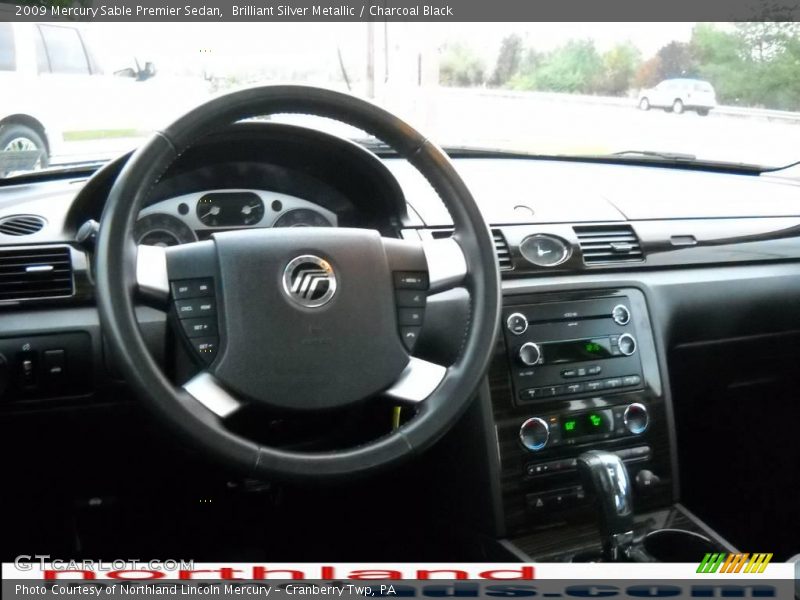 Brilliant Silver Metallic / Charcoal Black 2009 Mercury Sable Premier Sedan