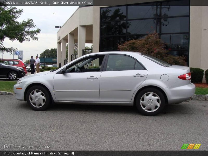 Satin Silver Metallic / Gray 2003 Mazda MAZDA6 i Sedan