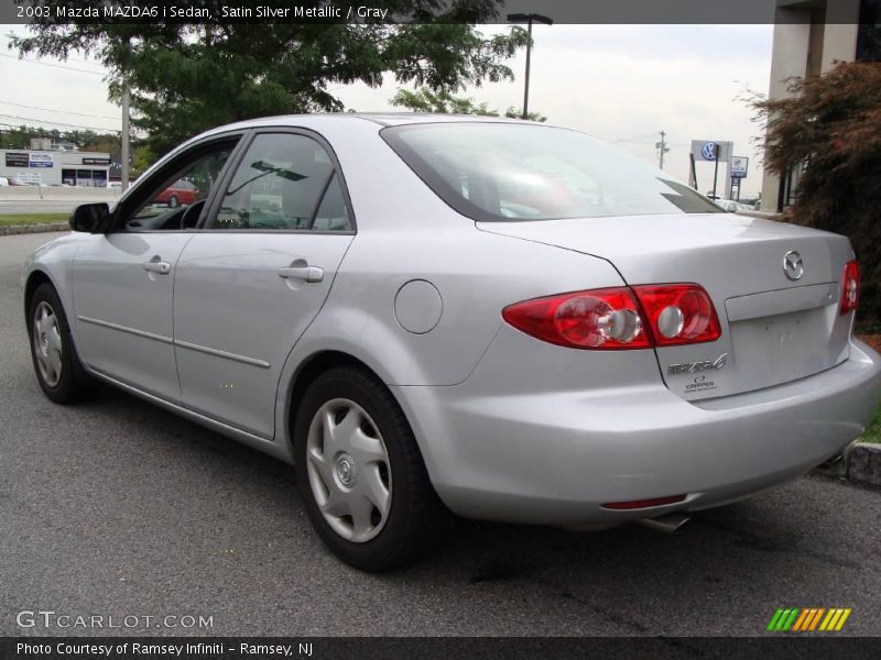 Satin Silver Metallic / Gray 2003 Mazda MAZDA6 i Sedan