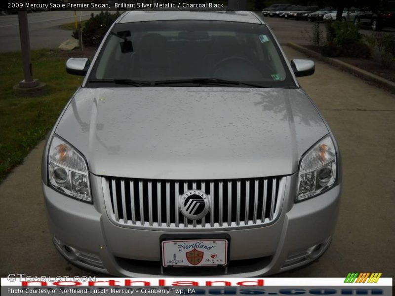 Brilliant Silver Metallic / Charcoal Black 2009 Mercury Sable Premier Sedan