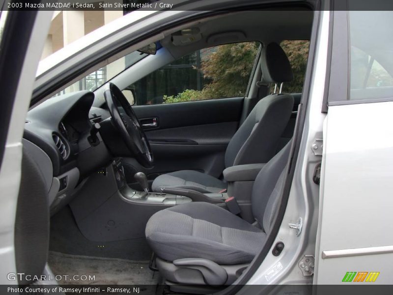 Satin Silver Metallic / Gray 2003 Mazda MAZDA6 i Sedan