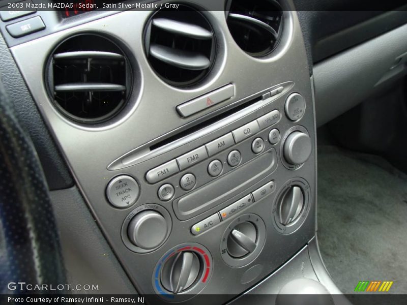 Satin Silver Metallic / Gray 2003 Mazda MAZDA6 i Sedan