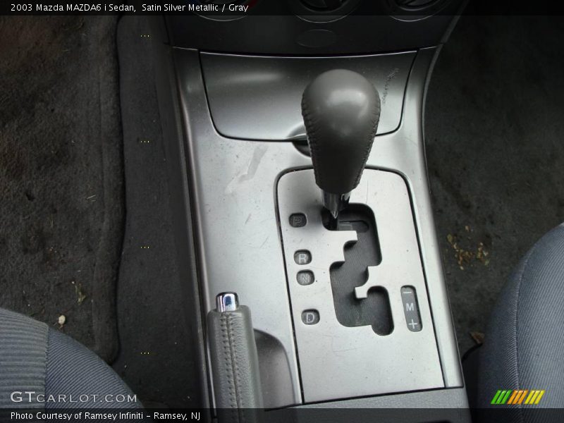 Satin Silver Metallic / Gray 2003 Mazda MAZDA6 i Sedan