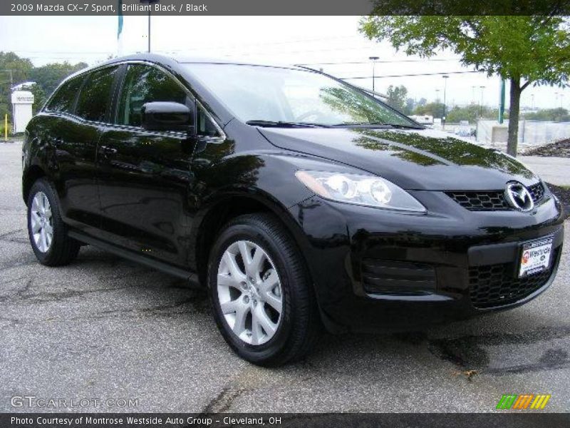 Brilliant Black / Black 2009 Mazda CX-7 Sport