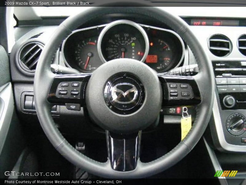 Brilliant Black / Black 2009 Mazda CX-7 Sport