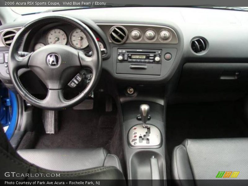 Vivid Blue Pearl / Ebony 2006 Acura RSX Sports Coupe