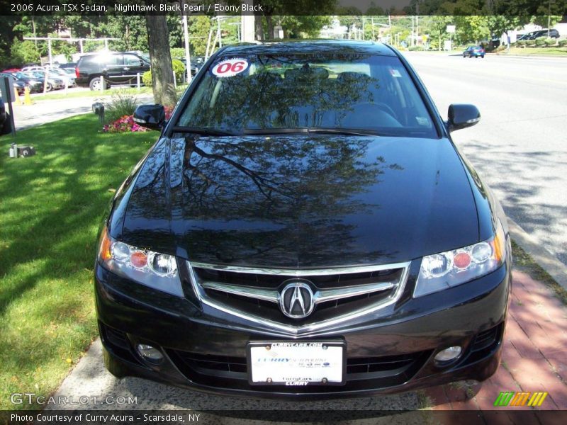 Nighthawk Black Pearl / Ebony Black 2006 Acura TSX Sedan