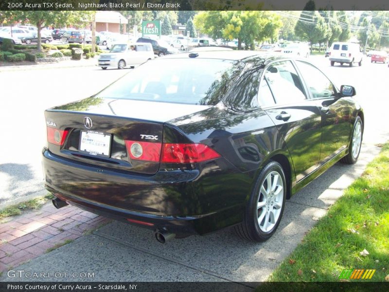 Nighthawk Black Pearl / Ebony Black 2006 Acura TSX Sedan