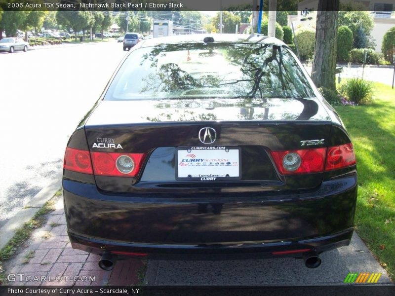 Nighthawk Black Pearl / Ebony Black 2006 Acura TSX Sedan