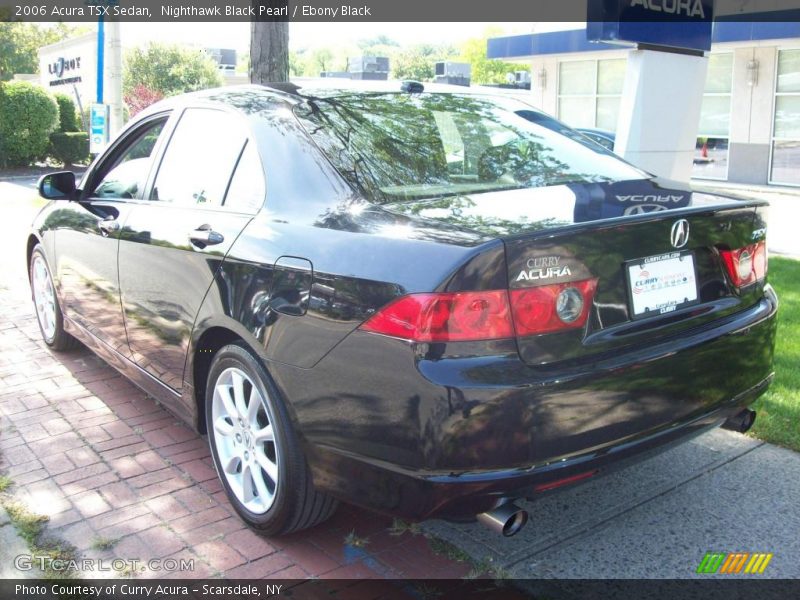 Nighthawk Black Pearl / Ebony Black 2006 Acura TSX Sedan