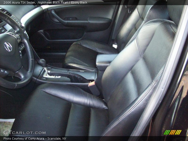 Nighthawk Black Pearl / Ebony Black 2006 Acura TSX Sedan