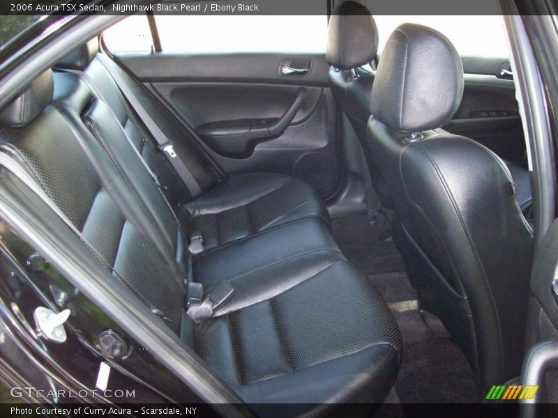 Nighthawk Black Pearl / Ebony Black 2006 Acura TSX Sedan