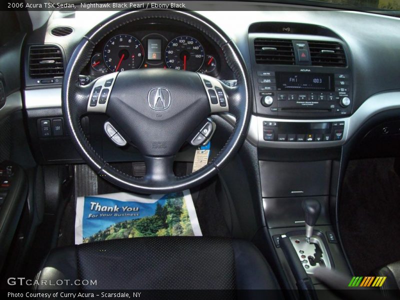 Nighthawk Black Pearl / Ebony Black 2006 Acura TSX Sedan