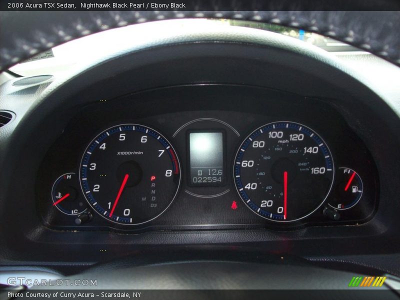 Nighthawk Black Pearl / Ebony Black 2006 Acura TSX Sedan