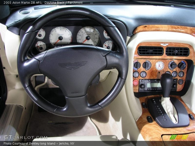 Daytona Black / Parchment 2003 Aston Martin DB AR1