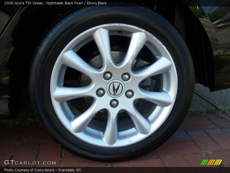 Nighthawk Black Pearl / Ebony Black 2006 Acura TSX Sedan