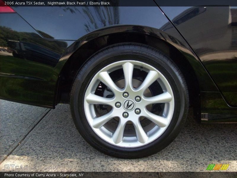 Nighthawk Black Pearl / Ebony Black 2006 Acura TSX Sedan