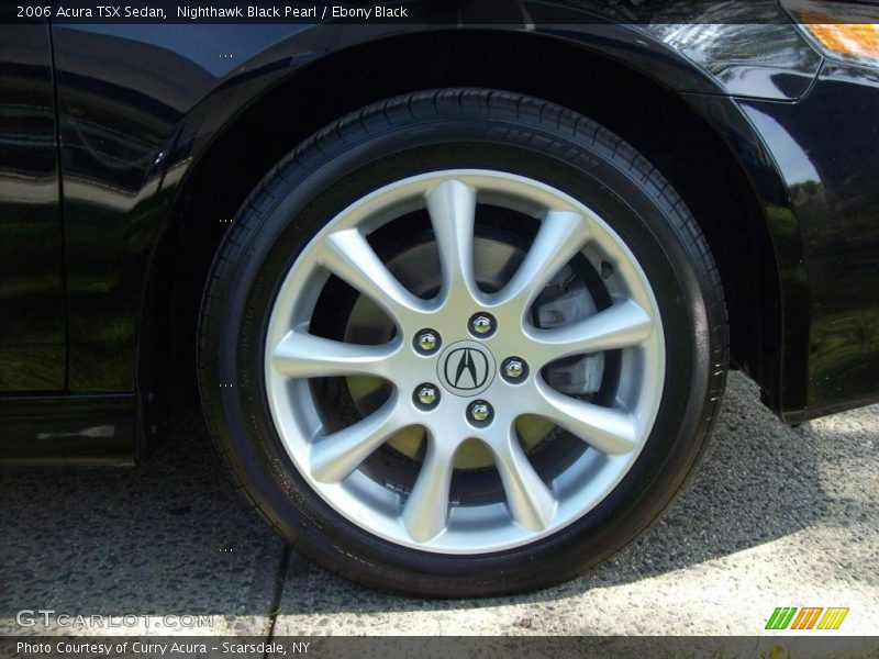 Nighthawk Black Pearl / Ebony Black 2006 Acura TSX Sedan