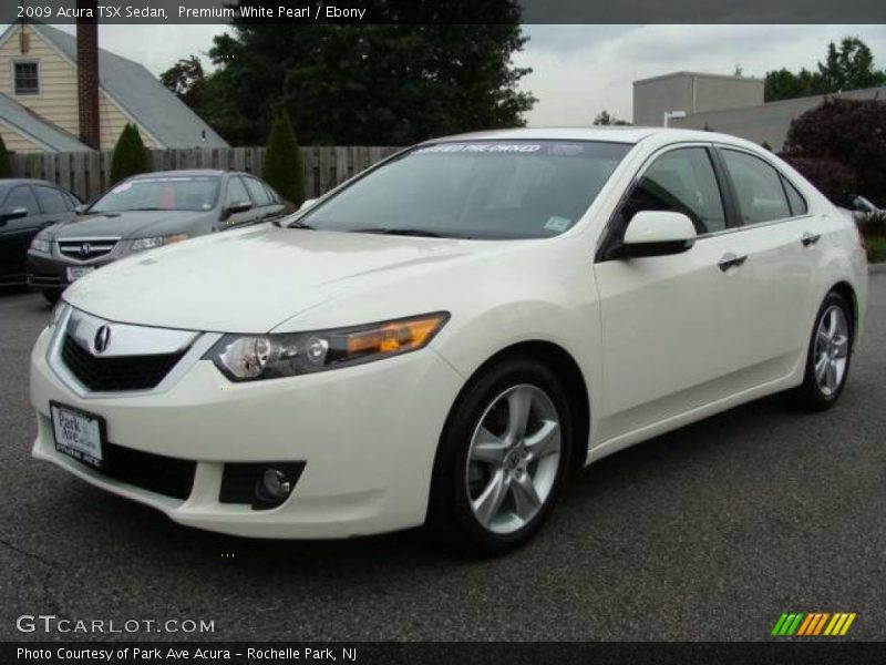 Premium White Pearl / Ebony 2009 Acura TSX Sedan