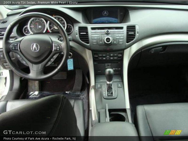 Premium White Pearl / Ebony 2009 Acura TSX Sedan