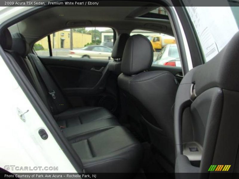 Premium White Pearl / Ebony 2009 Acura TSX Sedan