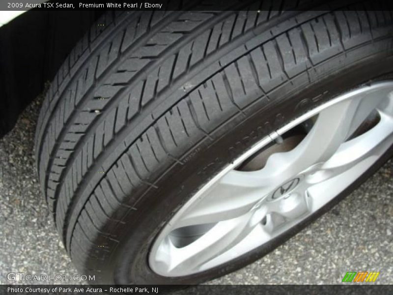 Premium White Pearl / Ebony 2009 Acura TSX Sedan