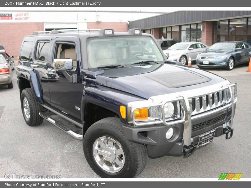 Black / Light Cashmere/Ebony 2007 Hummer H3 X