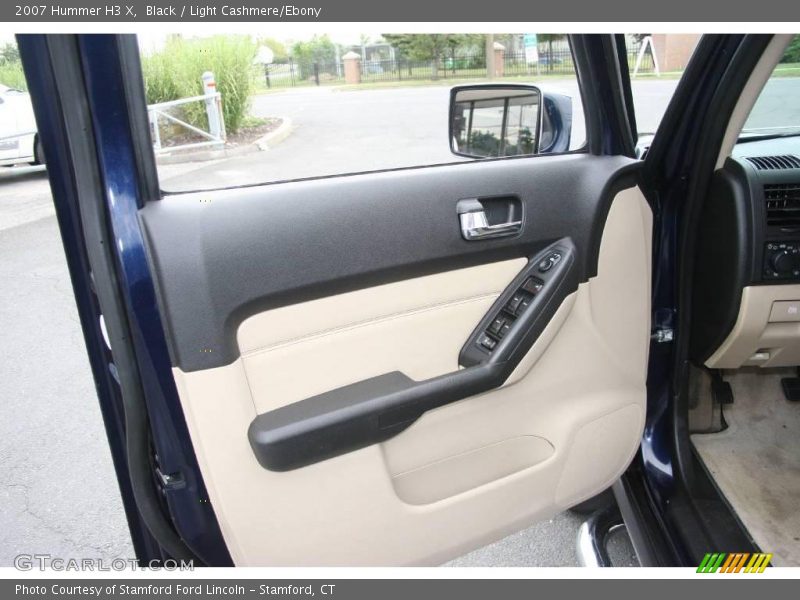Black / Light Cashmere/Ebony 2007 Hummer H3 X