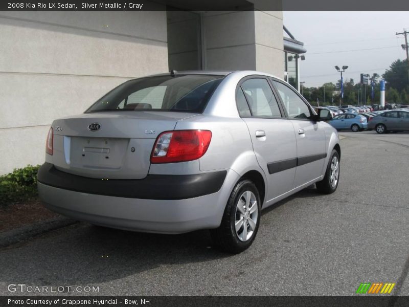 Silver Metallic / Gray 2008 Kia Rio LX Sedan