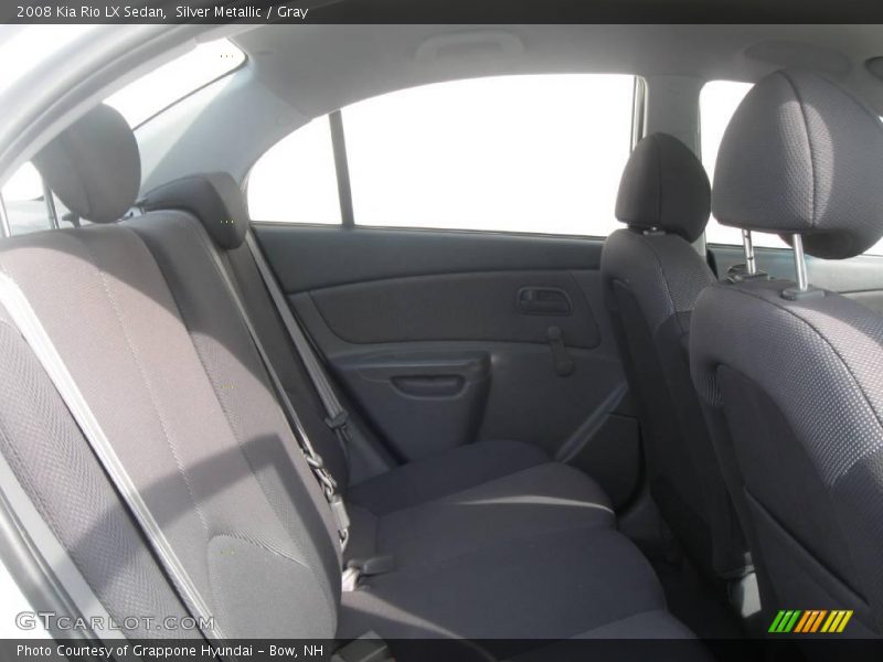 Silver Metallic / Gray 2008 Kia Rio LX Sedan