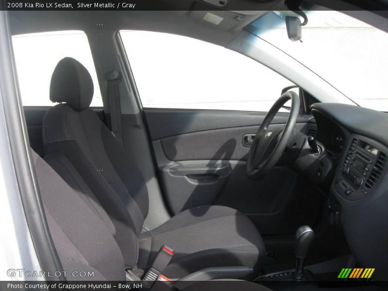 Silver Metallic / Gray 2008 Kia Rio LX Sedan
