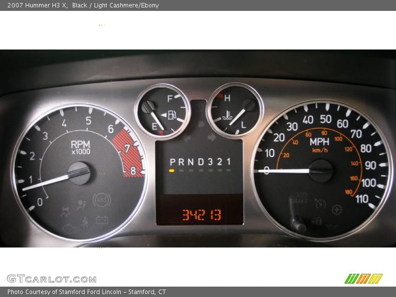 Black / Light Cashmere/Ebony 2007 Hummer H3 X