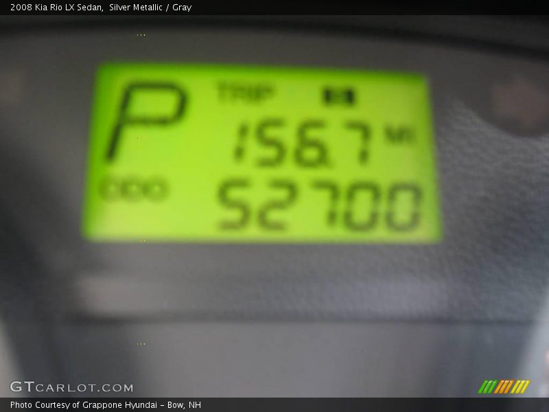 Silver Metallic / Gray 2008 Kia Rio LX Sedan
