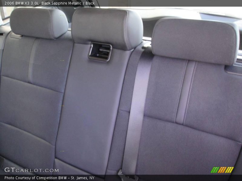 Black Sapphire Metallic / Black 2006 BMW X3 3.0i
