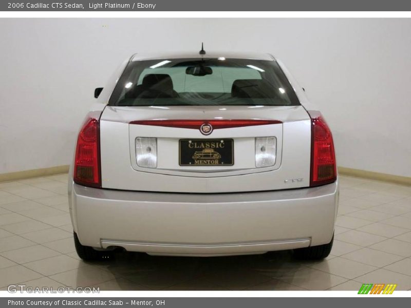 Light Platinum / Ebony 2006 Cadillac CTS Sedan
