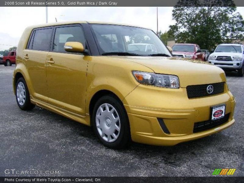 Gold Rush Mica / Dark Gray 2008 Scion xB Release Series 5.0